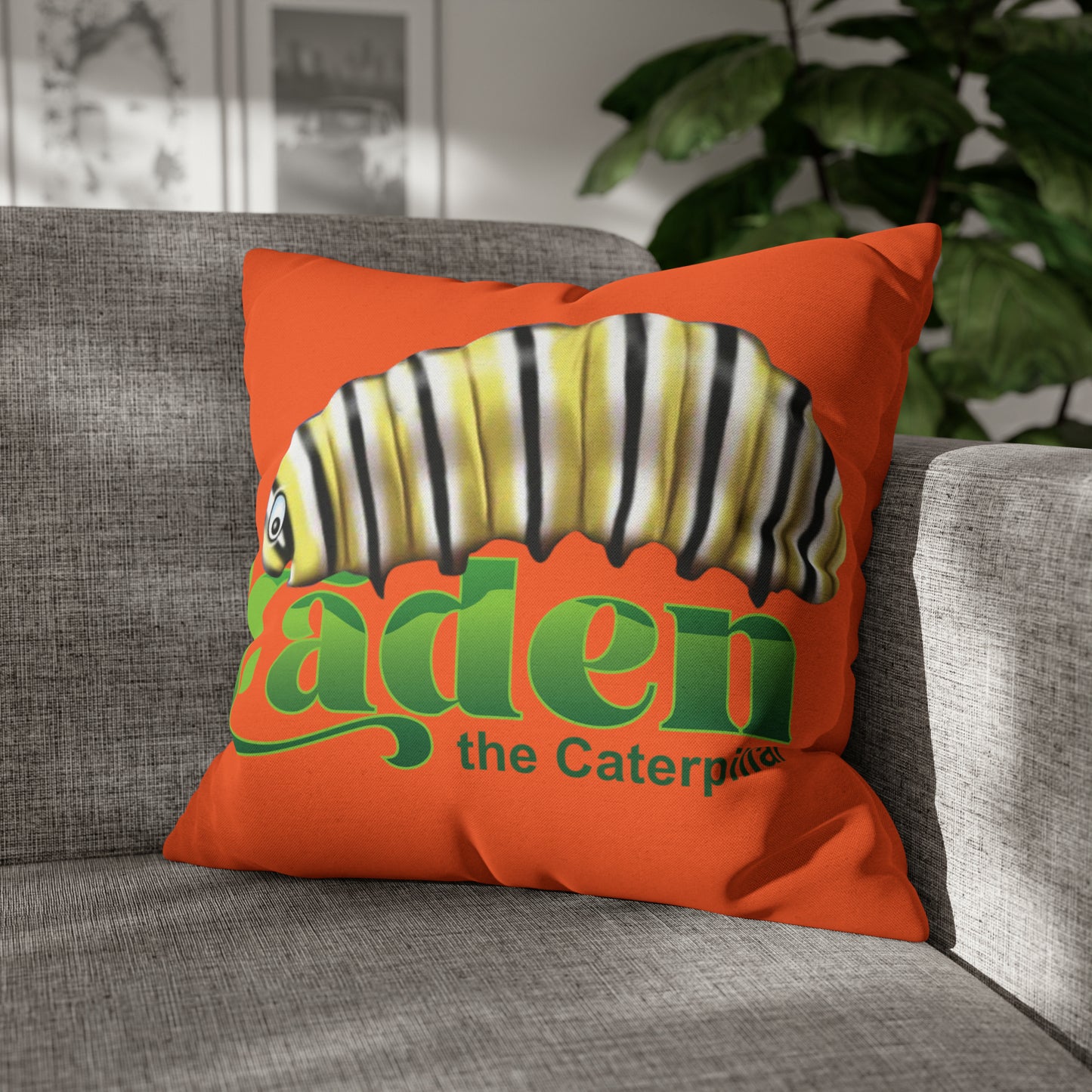 Caden Spun Polyester Square Pillow Case