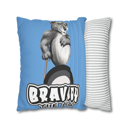 Bravery Spun Polyester Square Pillow Case