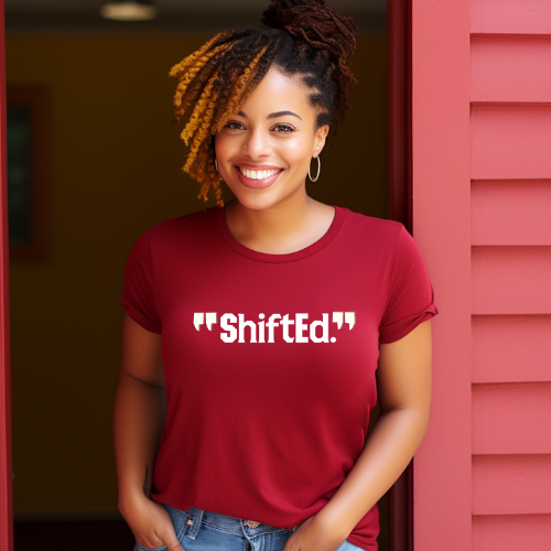 Shift White Texts T-shirt