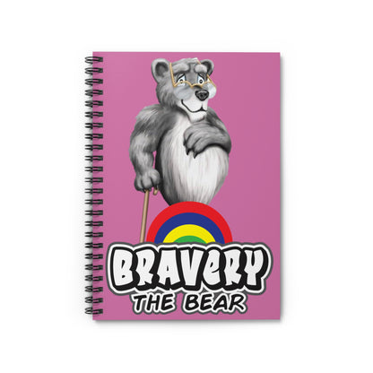 Bravery Spiral Notebook - Ruled Line