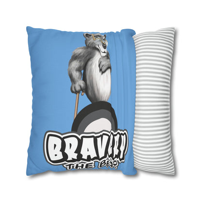 Bravery Spun Polyester Square Pillow Case