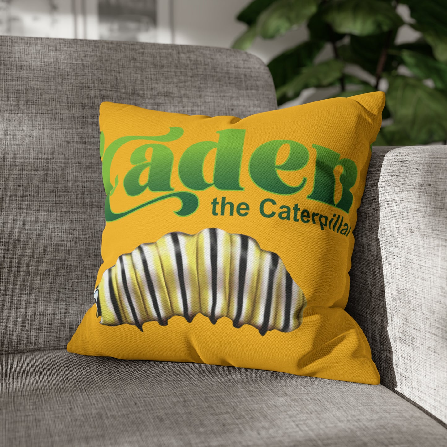 Caden Spun Polyester Square Pillow Case