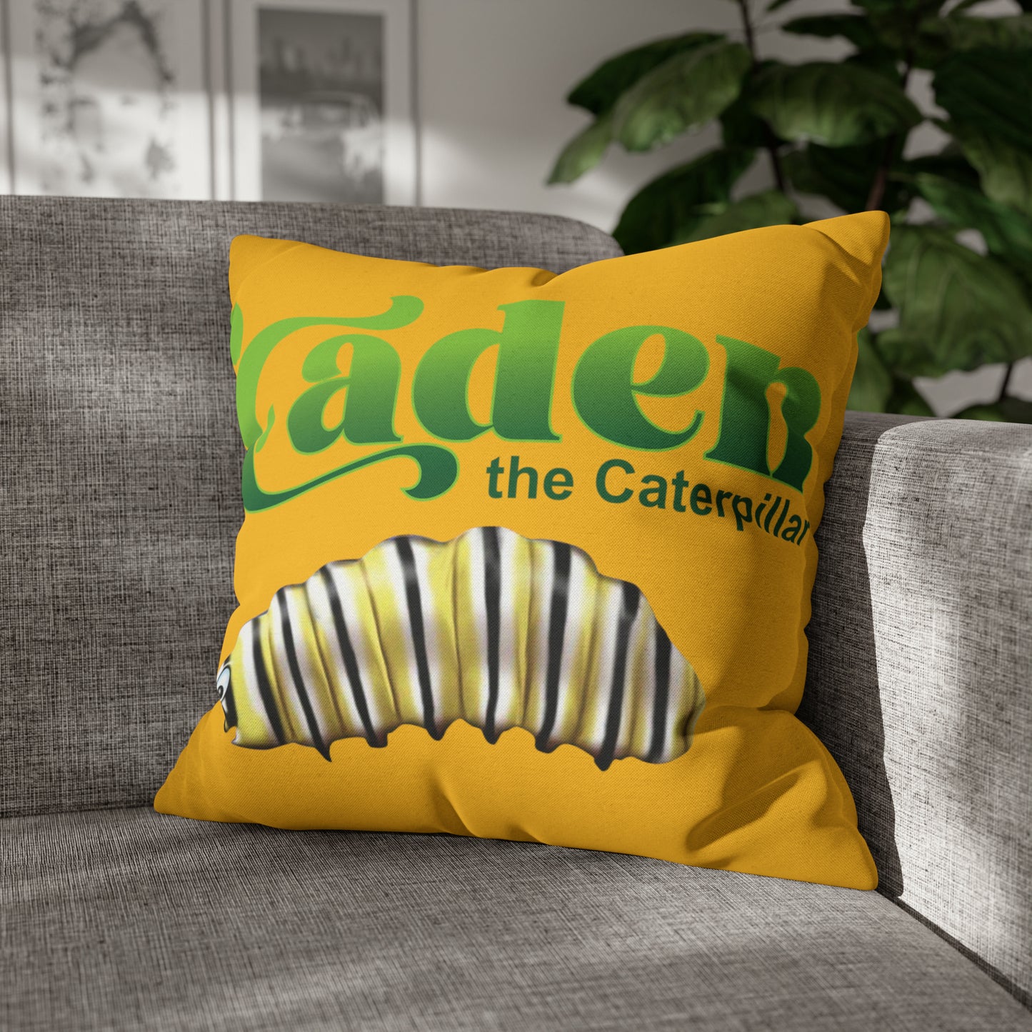 Caden Spun Polyester Square Pillow Case