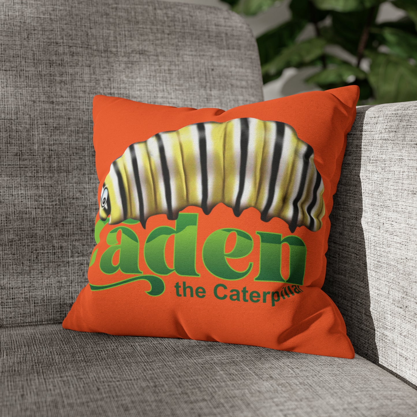 Caden Spun Polyester Square Pillow Case