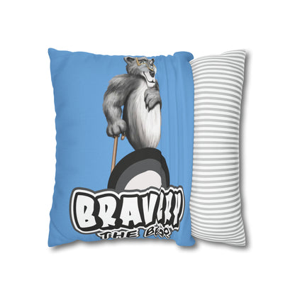 Bravery Spun Polyester Square Pillow Case