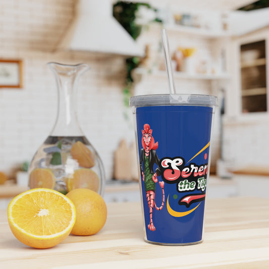Serenity Plastic Tumbler with Straw