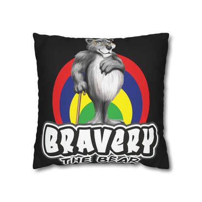 Bravery Spun Polyester Square Pillow Case