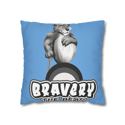 Bravery Spun Polyester Square Pillow Case