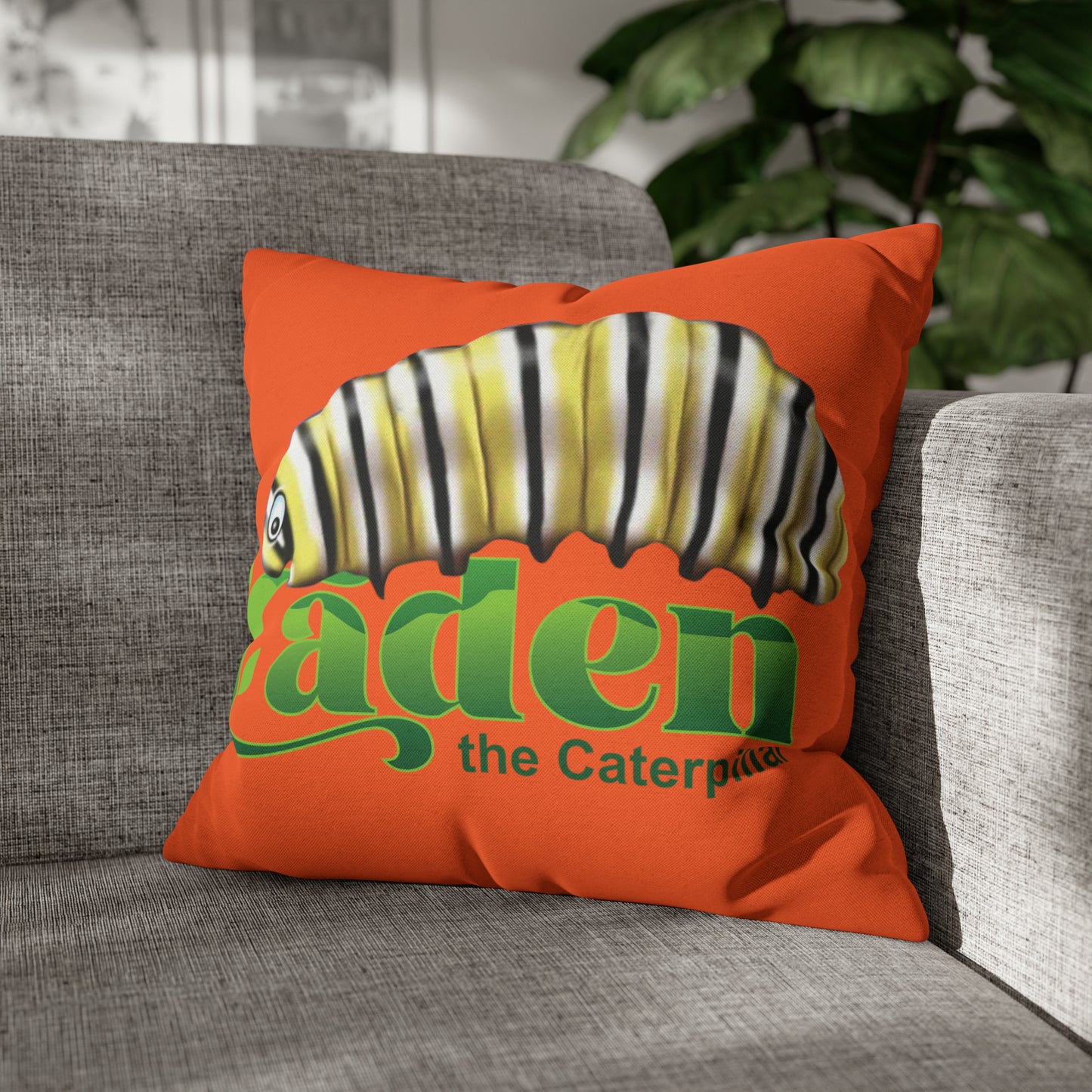 Caden Spun Polyester Square Pillow Case