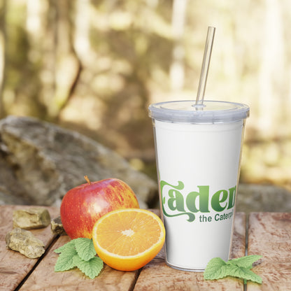 Caden Plastic Tumbler with Straw