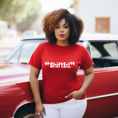 Shift White Texts T-shirt