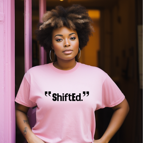 Shift Black Texts T-shirt