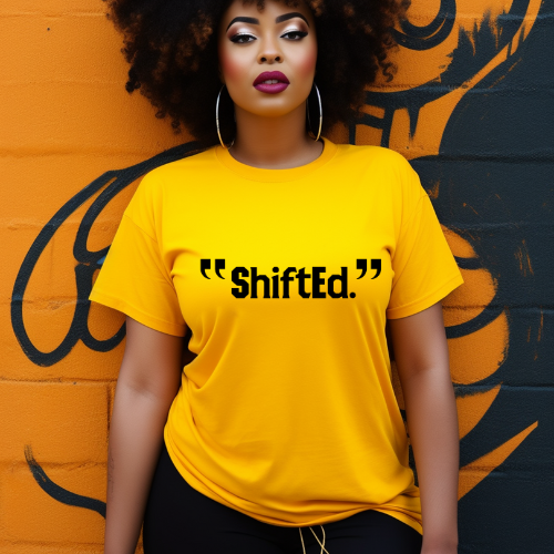 Shift Black Texts T-shirt