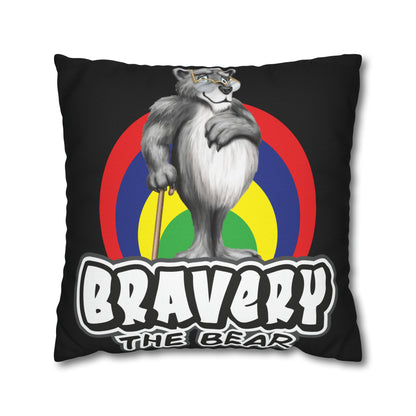 Bravery Spun Polyester Square Pillow Case