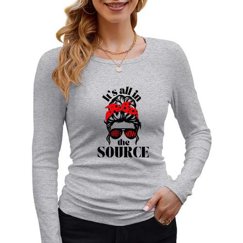 Female Unisex Long-Sleeve T-Shirt