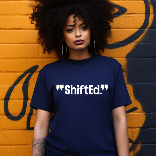 Shift White Texts T-shirt