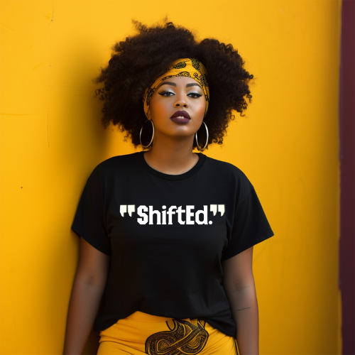 Shift White Texts T-shirt