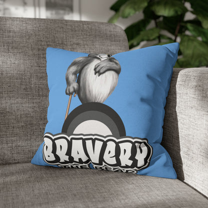 Bravery Spun Polyester Square Pillow Case