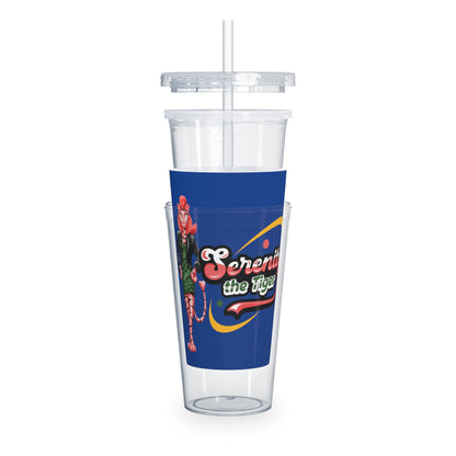 Serenity Plastic Tumbler with Straw