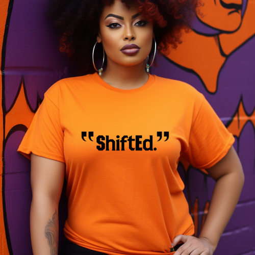 Shift Black Texts T-shirt