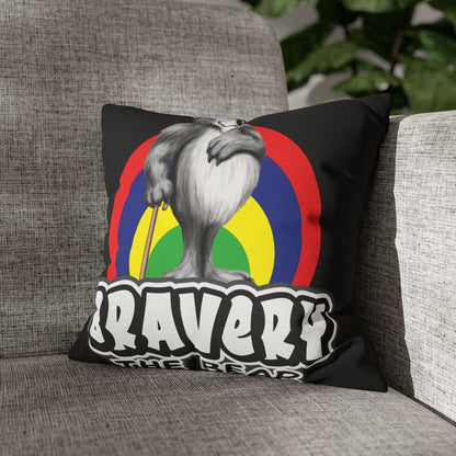 Bravery Spun Polyester Square Pillow Case