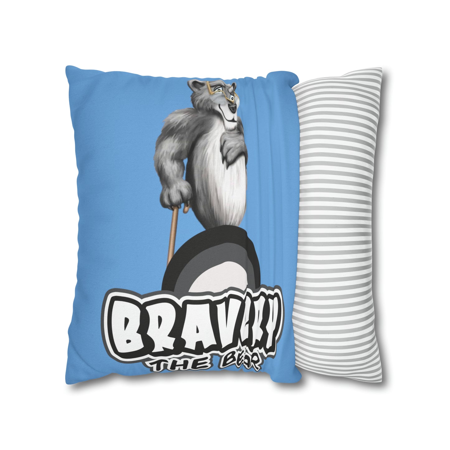 Bravery Spun Polyester Square Pillow Case