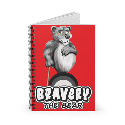 Bravery Spiral Notebook - Ruled Line