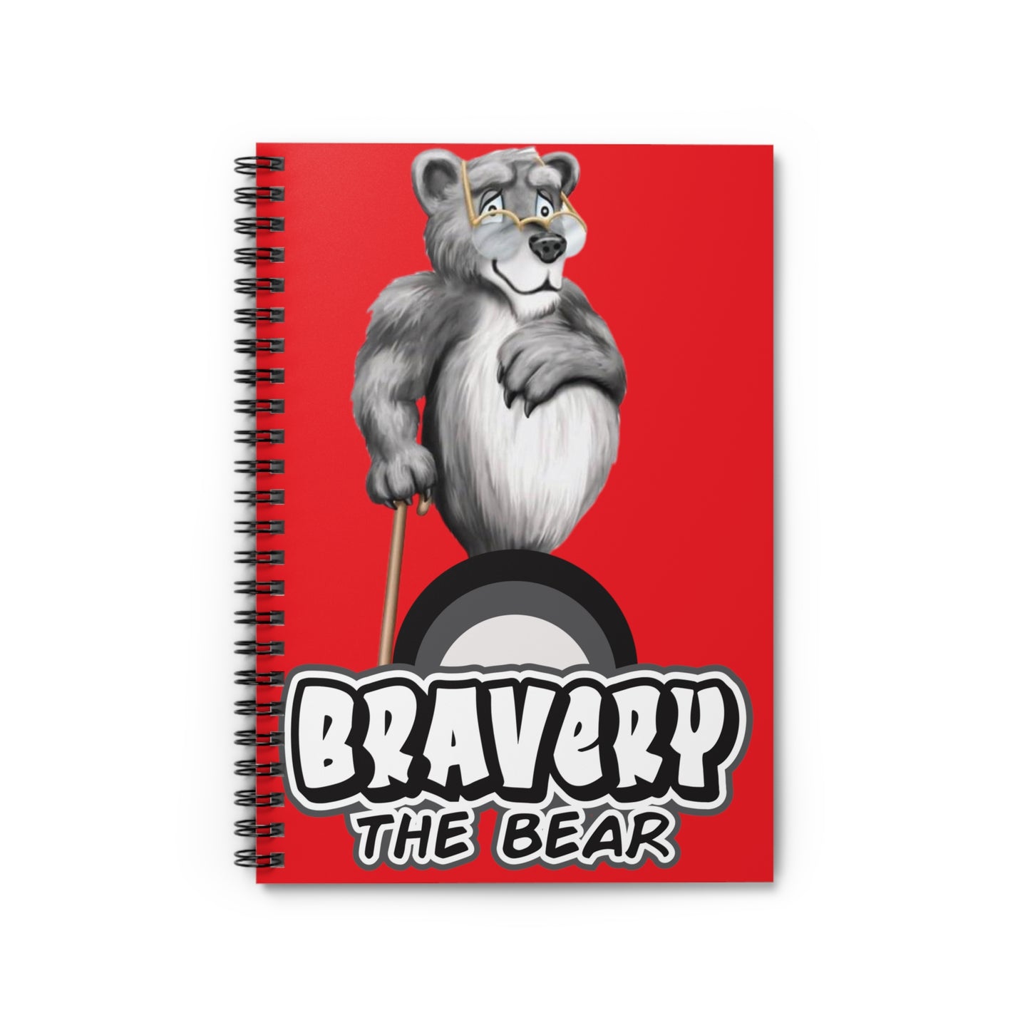 Bravery Spiral Notebook - Ruled Line