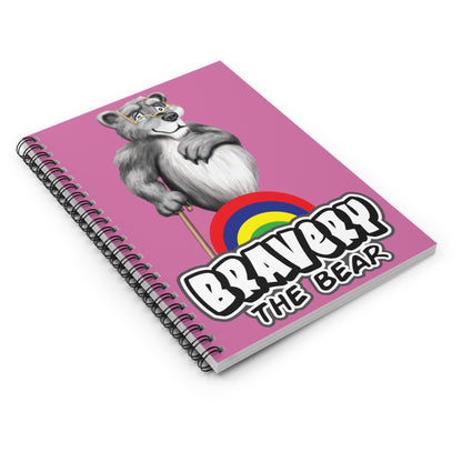 Bravery Spiral Notebook - Ruled Line
