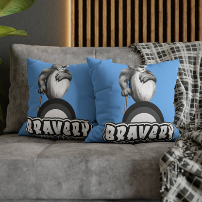 Bravery Spun Polyester Square Pillow Case