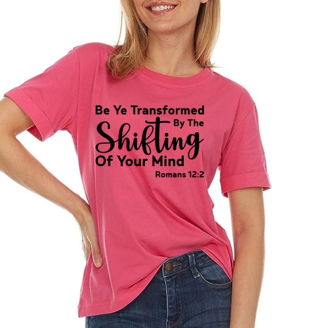 Be Ye Transformed By The Shifting Of Your Mind Ladies' Boyfriend T-Shirt