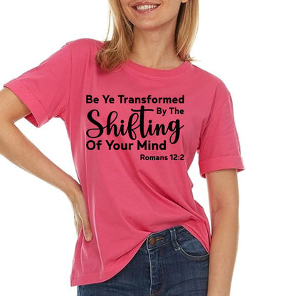 Be Ye Transformed By The Shifting Of Your Mind Ladies' Boyfriend T-Shirt