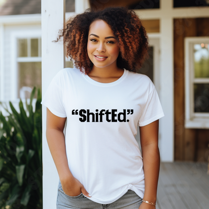 Shift Black Texts T-shirt