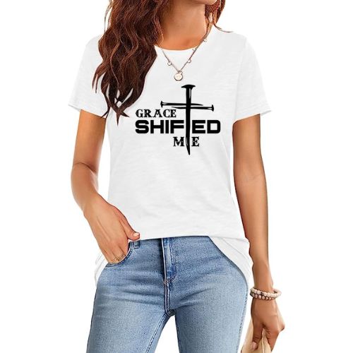 Grace Shifted Me Ladies' Softstyle Fitted T-Shirt