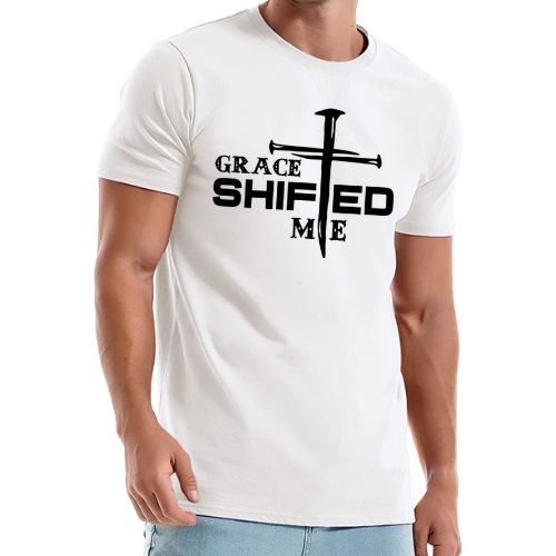 Black print Grace Shifted Me Softstyle T-Shirt