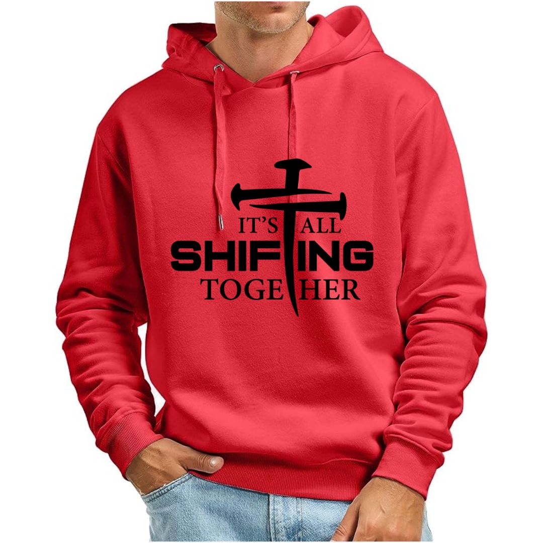 It's All Shifting Together Adult  Fleece Pullover Hooded Sweatshirt