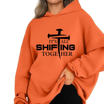 It's All Shifting Together Adult  Fleece Pullover Hooded Sweatshirt