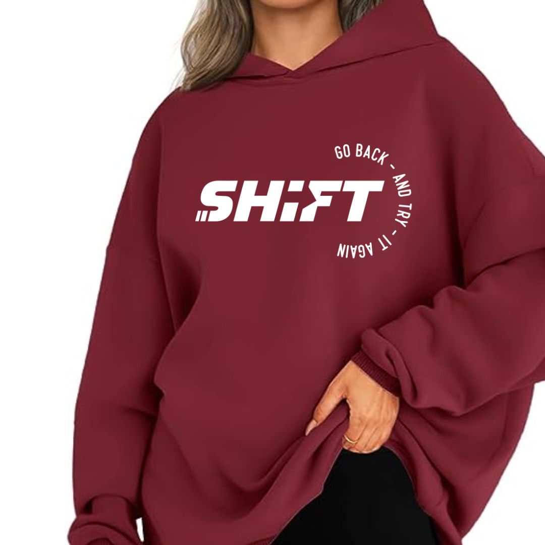 Shift Go Back And Try It Again Adult Heavy Blend 13.3 oz./lin. yd., 50/50 Hood