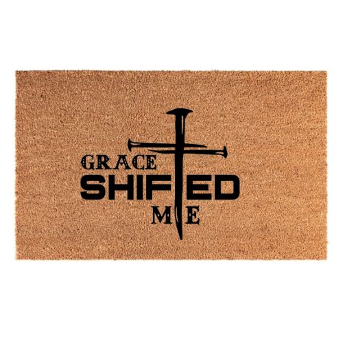 Grace Shifted Me Welcome Mat