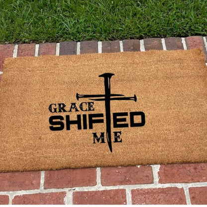 Grace Shifted Me Welcome Mat