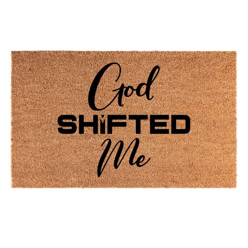 God Shifted Me Door Mat