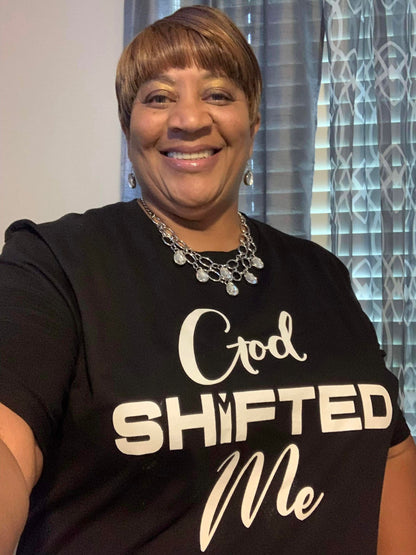 God Shifted Me Ladies' Softstyle Fitted T-Shirt