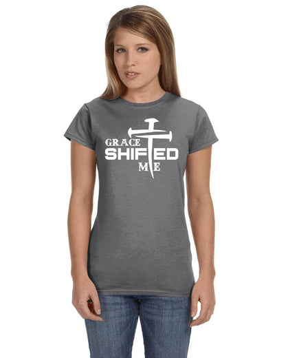 Grace Shifted Me Ladies' Softstyle Fitted T-Shirt