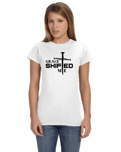 Grace Shifted Me Ladies' Softstyle Fitted T-Shirt