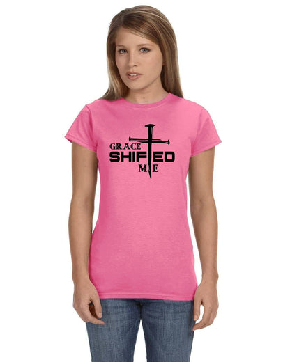 Grace Shifted Me Ladies' Softstyle Fitted T-Shirt