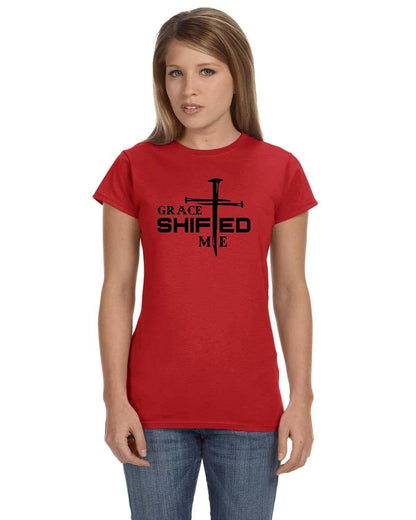 Grace Shifted Me Ladies' Softstyle Fitted T-Shirt