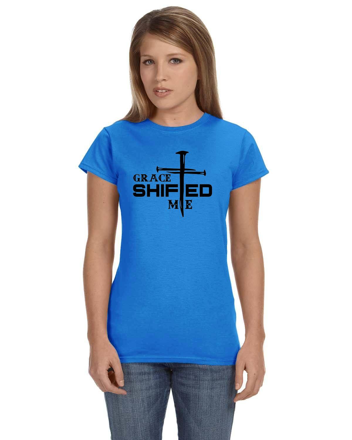 Grace Shifted Me Ladies' Softstyle Fitted T-Shirt