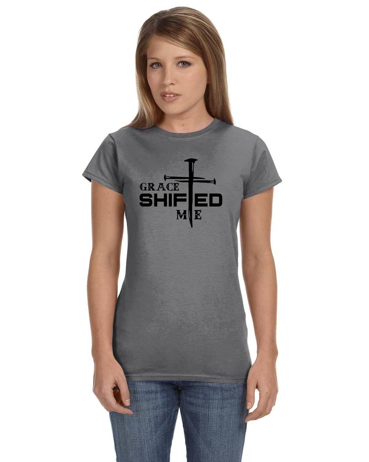 Grace Shifted Me Ladies' Softstyle Fitted T-Shirt