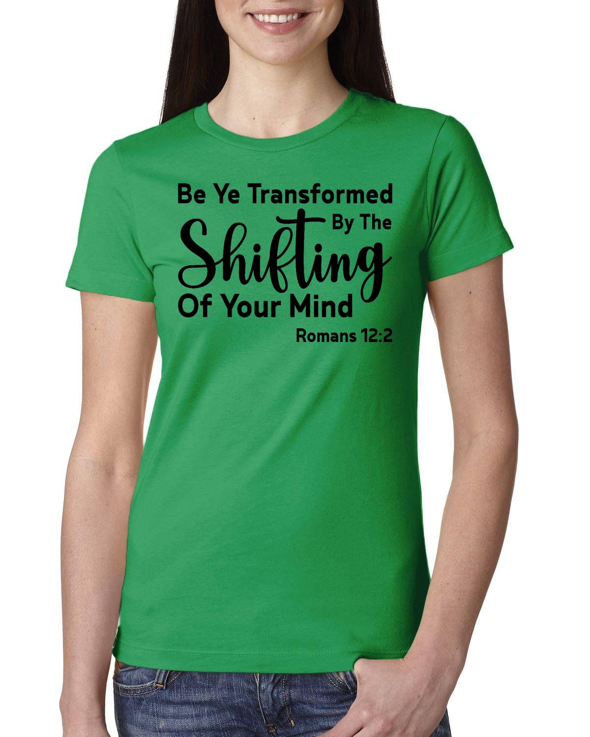 Be Ye Transformed By The Shifting Of Your Mind Ladies' Boyfriend T-Shirt