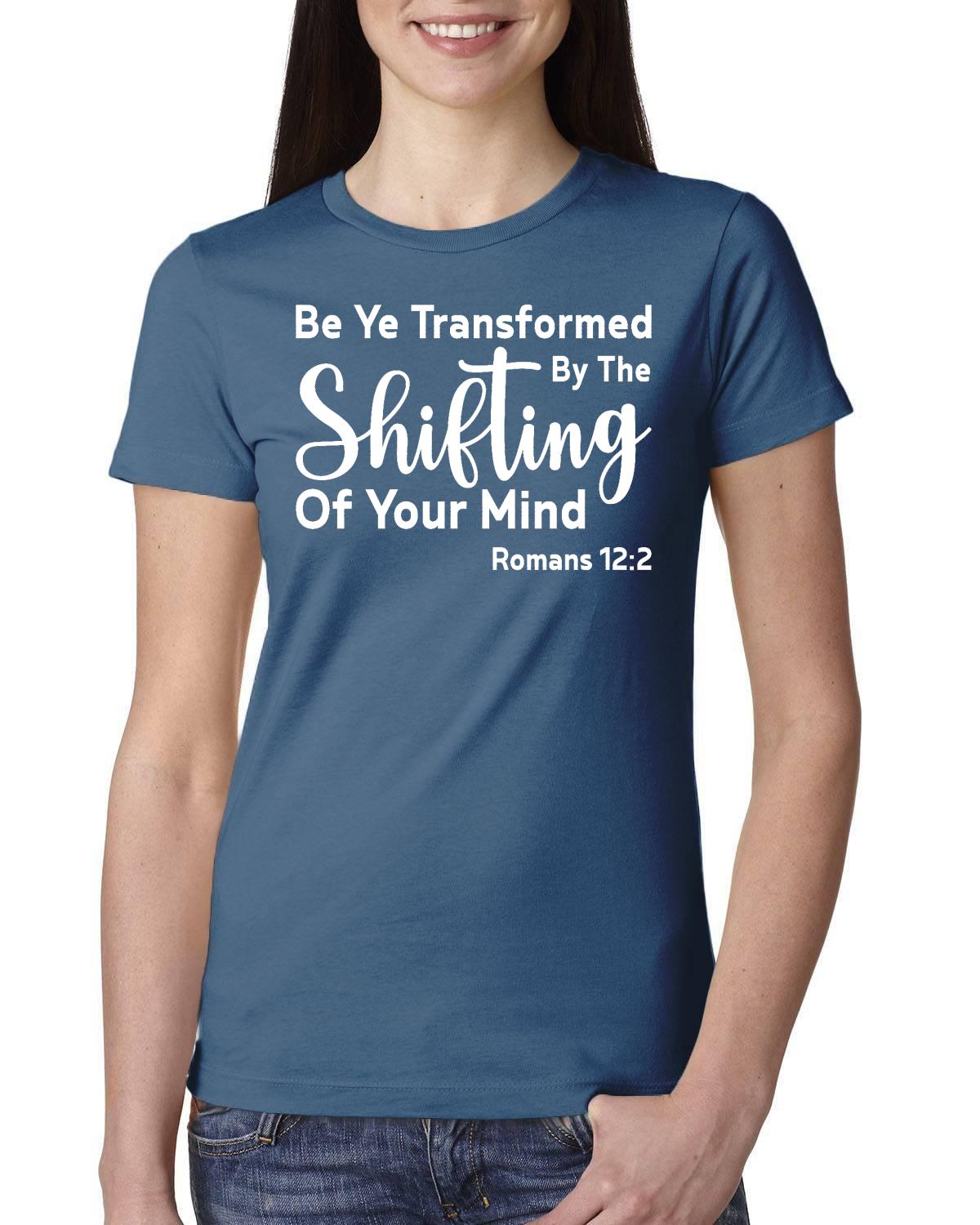 Be Ye Transformed By The Shifting Of Your Mind Ladies' Boyfriend T-Shirt